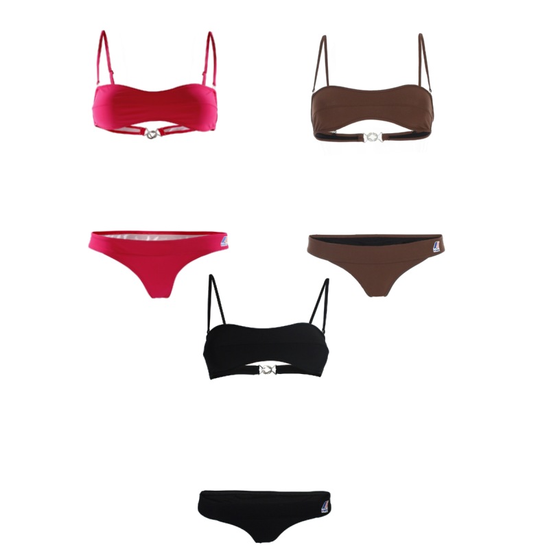 Costume da bagno Bikini 2 pezzi K-Way tg XS - XL Donna diversi colori DD