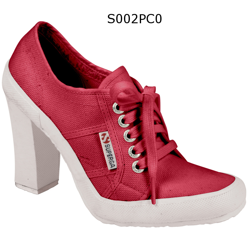 Superga sales tacco alto