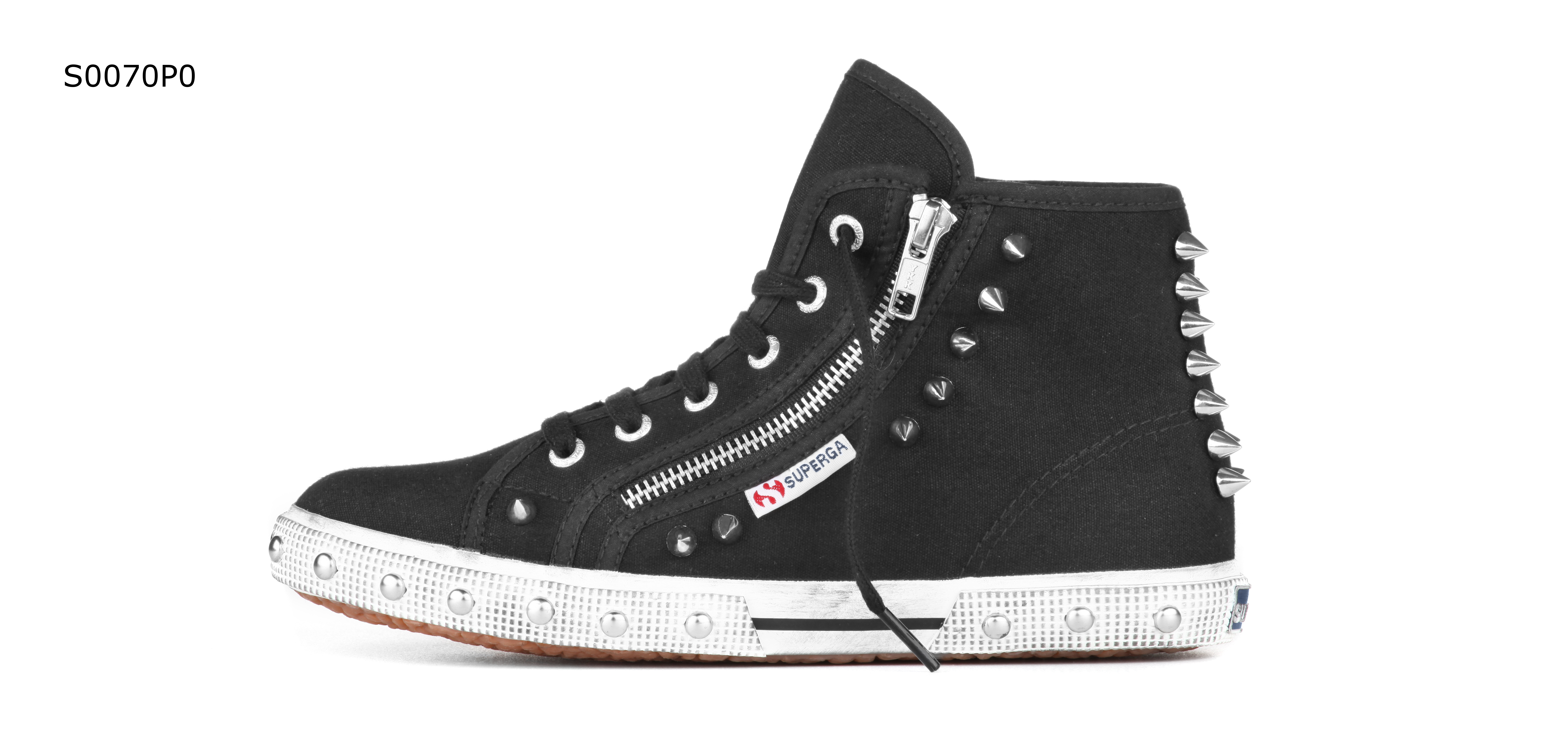 Superga zipper high hotsell top