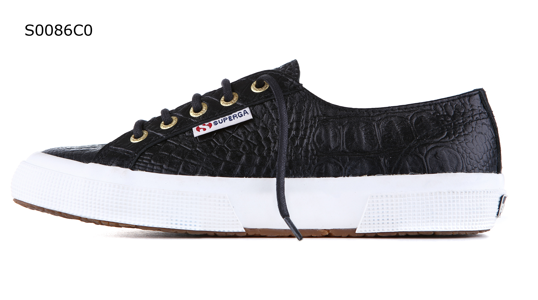 superga pelle di coccodrillo