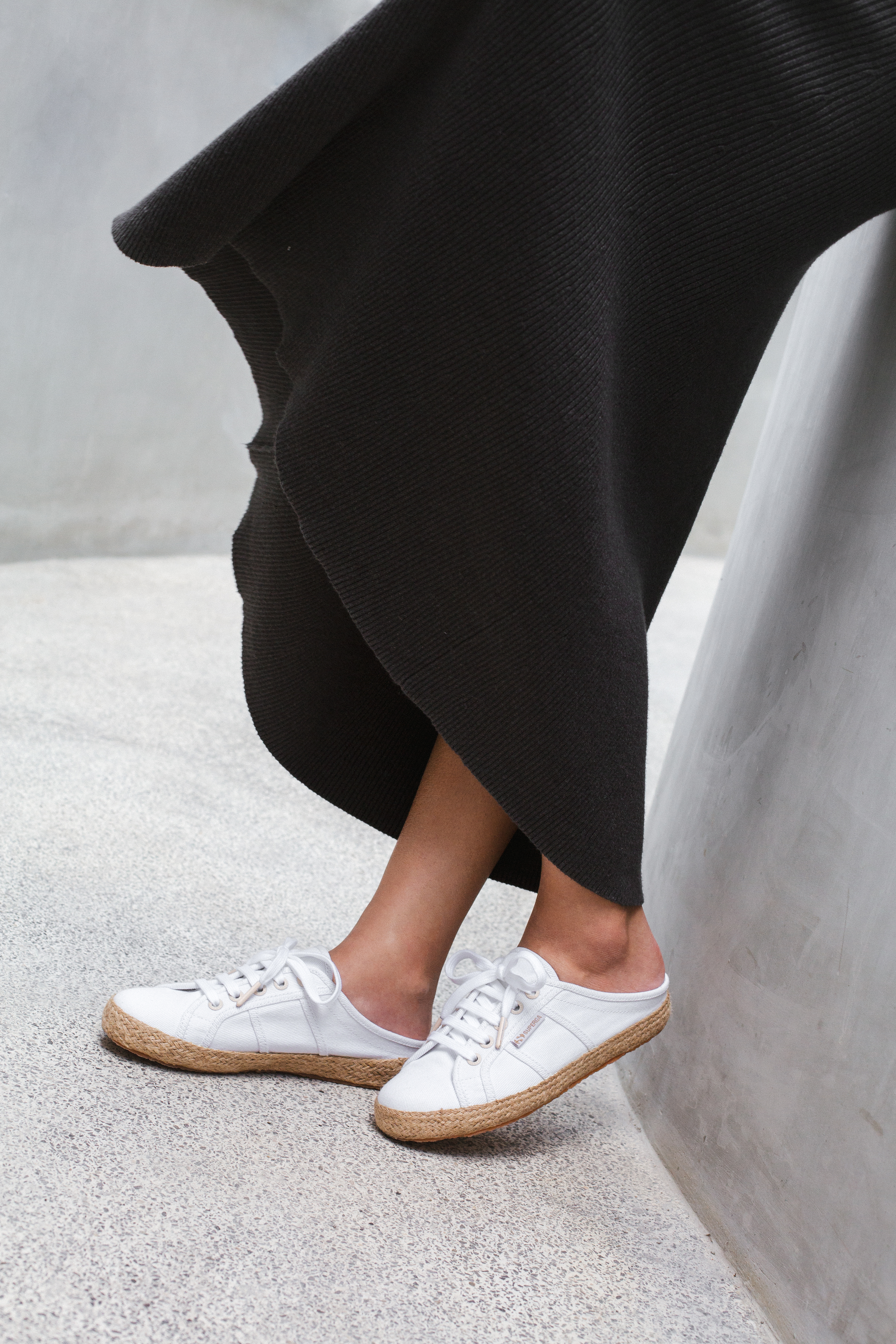 Superga top espadrille mule
