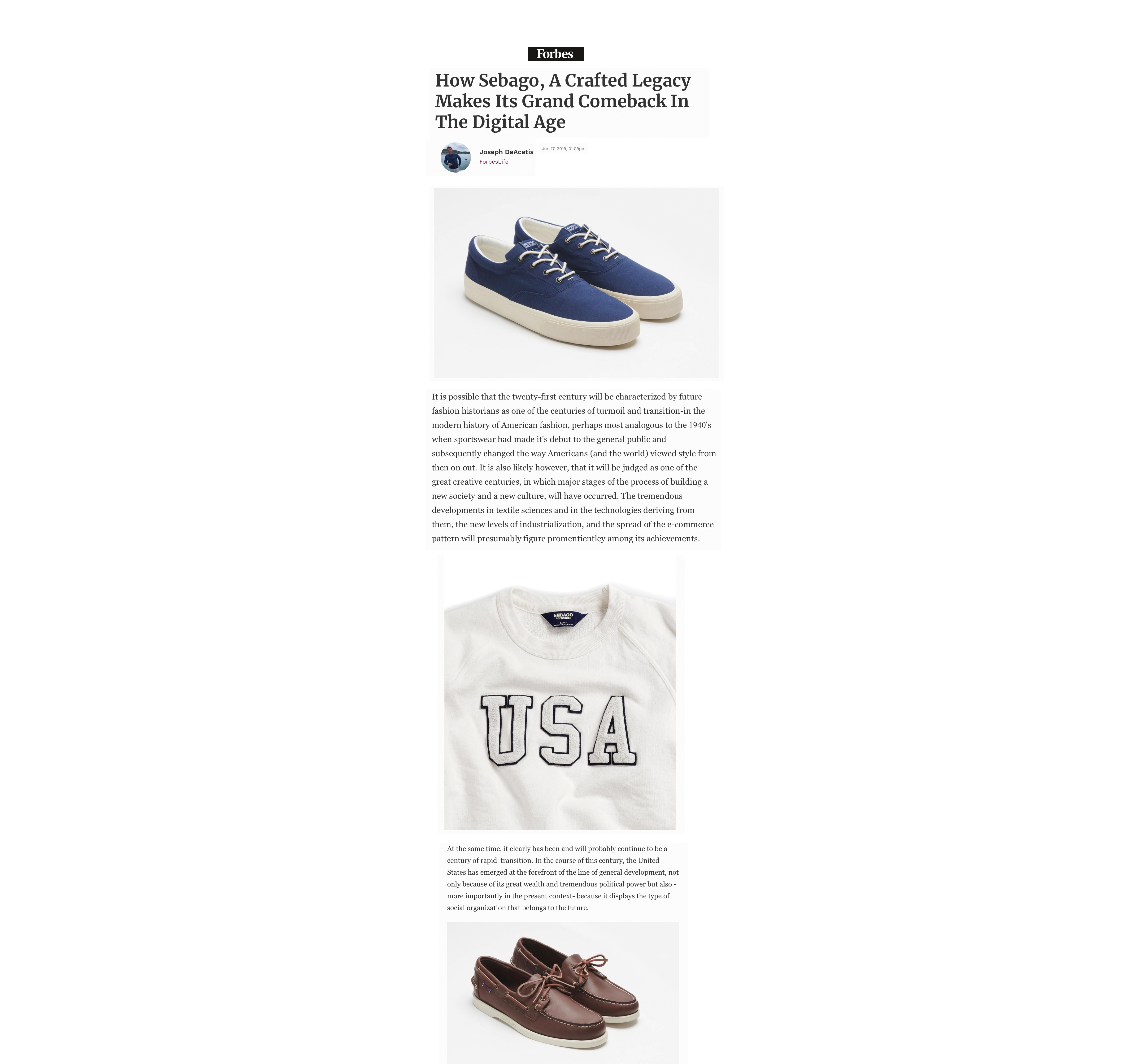 sebago joseph cordeau