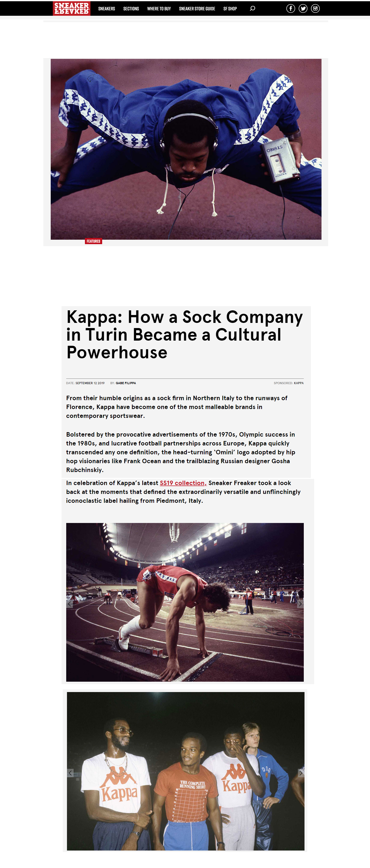 Kappa europe store outlet