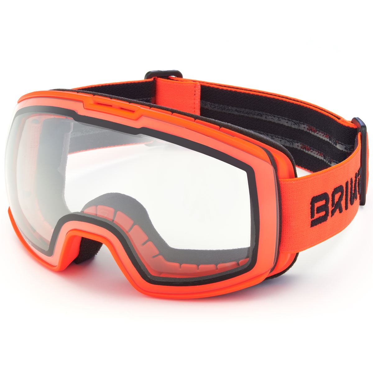 Briko Lava Skiing & Snowboarding Goggles FIS MATT ORANGE FLUO 