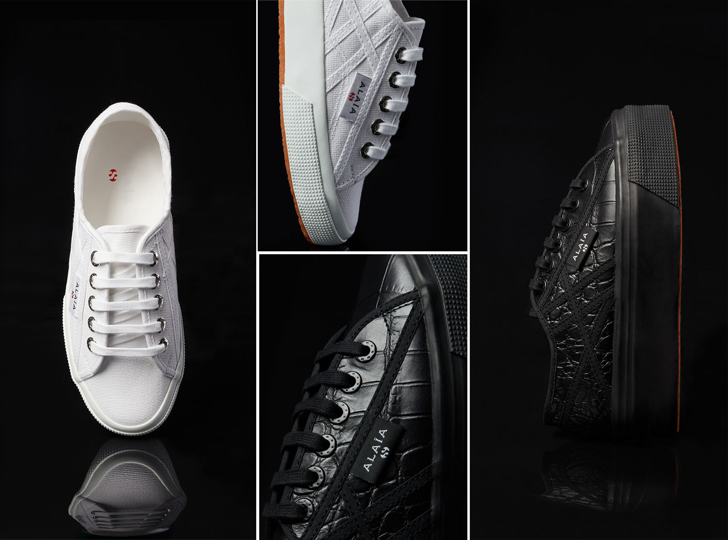 Superga pelle di coccodrillo outlet